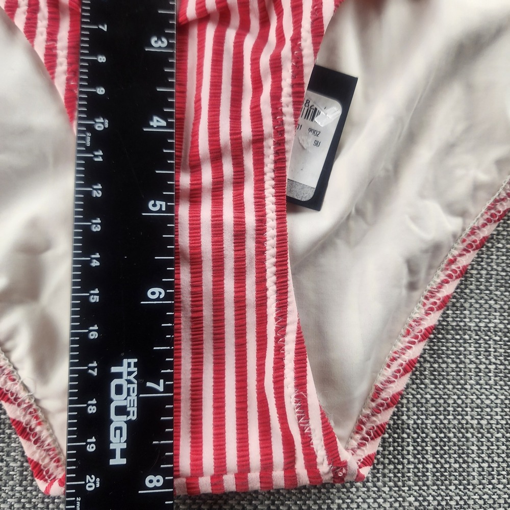 Marysia Solid & Striped Women Bikini Set M Polka Dot Striped Scalloped Ruffle - Picture 10 of 16